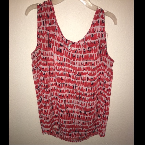 Liz Claiborne Red Tank - Picture 1 of 1